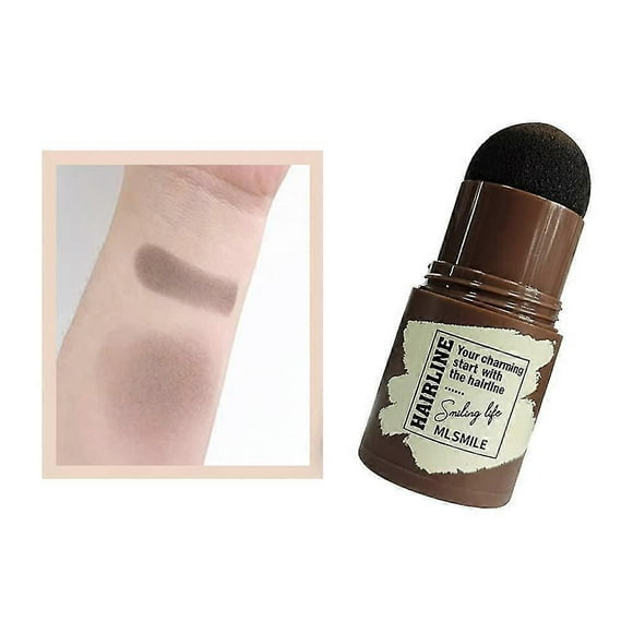 Polvo de sombra para la línea del cabello en barra, resistente al agua, voluminizador, maquillaje y cobertura de sombras.