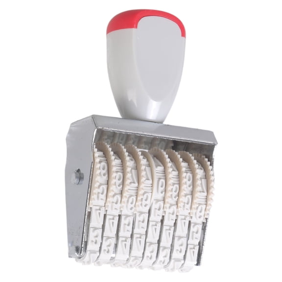 Date Stamp Office Stamp Rotating Stamp Rubber Number Stamp for Scrapbooking