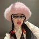 thumbnail image 5 of Faux Fur Ladies Winter Bucket Hat Warm Protection From Cold Fisherman Cap Fashionable Winter Hat for Women Winter Cap-D, 5 of 5