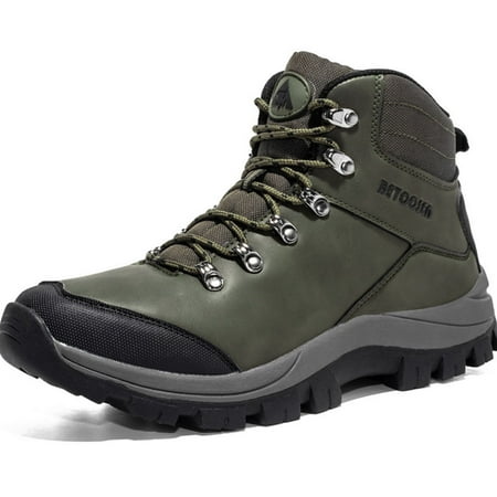 

Winter men s mountain climbing shoes waterproof anti-skid temperature control high top protective tactical boots