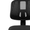 thumbnail image 3 of Flash Fundamentals Mid-Back Black Mesh Swivel Task Office Chair with Pivot Back, BIFMA Certified, 3 of 9