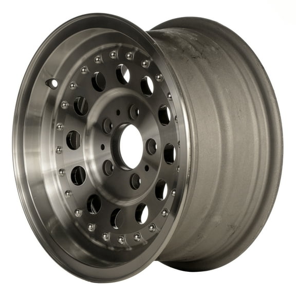 Remanufactured Machined and Painted Gloss Black Aluminum Wheel 15 x 7 E8TZ1007B fits 1988-1990 Ford Bronco II