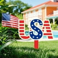thumbnail image 4 of LanSuare 4th of July Garden Stake with American Flag Heart Shaped for Patriotic, Memorial Day, Independence Day Party Decorations, 4 of 5