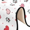 thumbnail image 6 of Dreamtimes Doodle Paw Hearts Hallway Runner Rug 2'x6' Kitchen Rug with Rubber Backing Childish Love Valentines Non Slip Entryway Rug Runner Washable Soft Area Rug for Hallway Bedroom Kitchen Decor, 6 of 6