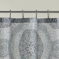 thumbnail image 3 of Mainstays Medallion 15-Piece Medallion Polyester Shower Curtain Set, Silver, 3 of 6