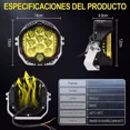 thumbnail image 4 of Par Faros Redondos Led Superpotente 50w Tipo Baja 5 '' Jeep, 4 of 8