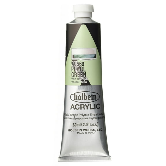Holbein Artist Heavy Body Acrylic Color, 60ml, Pearl Green