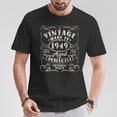 thumbnail image 2 of Vintage 76th Birthday Decorations 1949 T-Shirt Retro Milestone Birthday Celebration Tee for Men Women Classic 76th Birthday Gift Shirt, 2 of 3