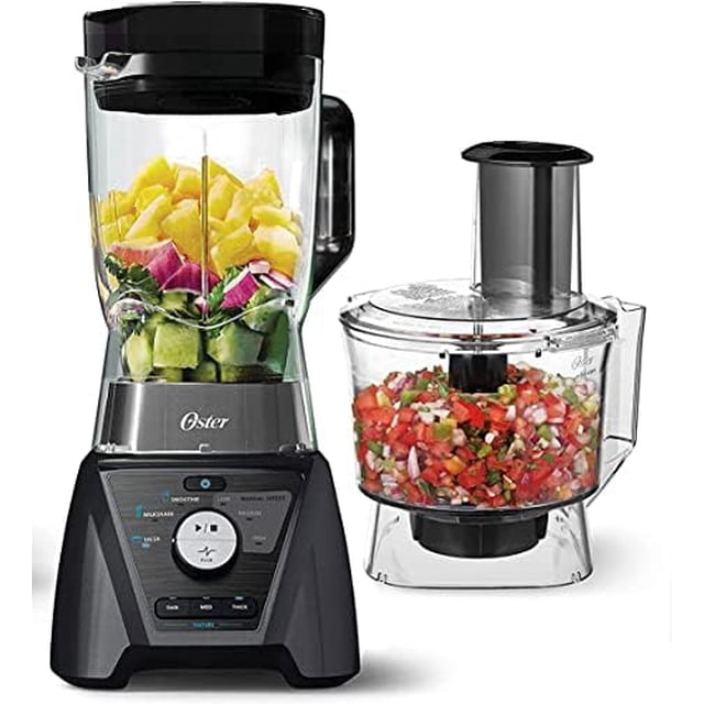 Combo Licuadora y Procesadora de Alimentos Oster 1200W con Jarra de 8 Tazas
