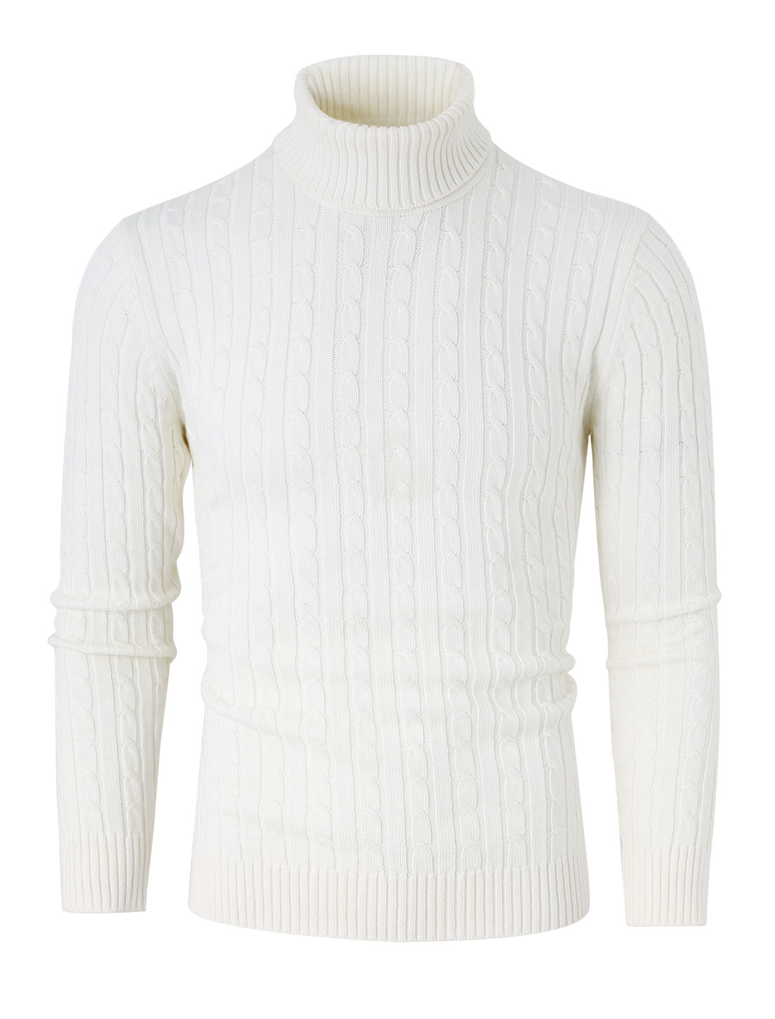 white turtleneck sweater mens