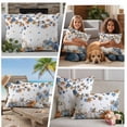 thumbnail image 5 of Navy Blue Pumpkin Fall Outdoor Waterproof Pillow Covers, Thanksgiving Maple Leaves Branches Decorative Square Throw Pillowcase Sofa Cushion Sham for Patio/Couch/Chair, 16"x16" 2 Pack, 5 of 8