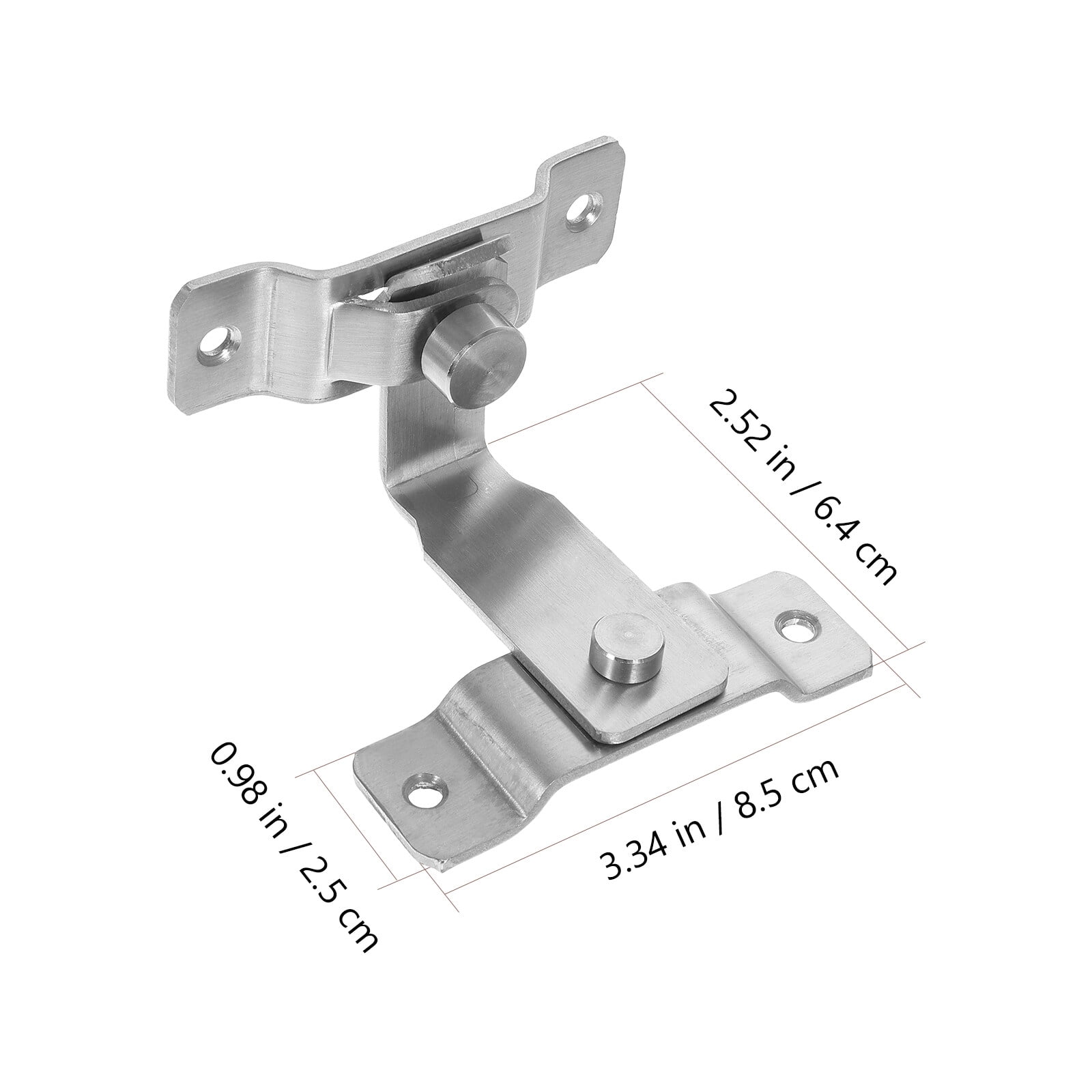 Stainless Steel Door Latch Gate Latch Right Angle Bar Latch Safety Door