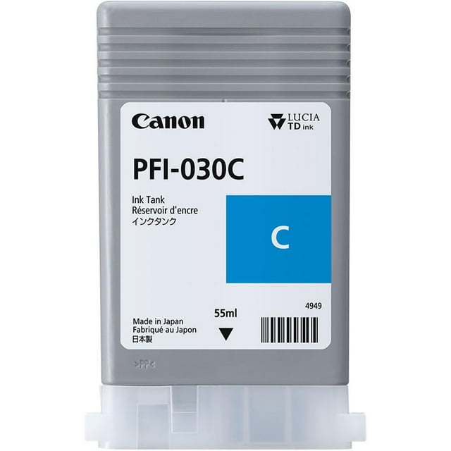 Cartucho de tinta Canon PFI-030 C 55 ml para impresora TA-20/30