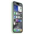 thumbnail image 3 of For Iphone 15 Pro Max Case Silicone Magnetic Phone Cover Compatible With Magsafe - Mint Green, 3 of 3