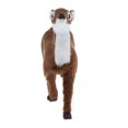 thumbnail image 2 of Simulation Élan de Noël en Peluche Renne Modèle Jouet Peluche Cerf Modèle Brun Foncé Support Féminin, 2 of 8