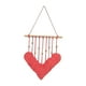 thumbnail image 2 of Tapiz tejido de hojas, borlas de hojas, macramé para colgar en la pared, bohemio, fondo elegante artesanal rosa, decoración de pared para dormitorio, 2 of 9