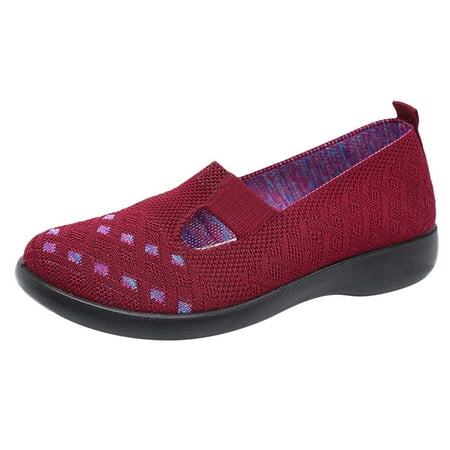 

Sngxgn Women s Canvas White Shoes Classic Fashion Low Cut Loafer SneakersWomens Black Flats Red 8.5