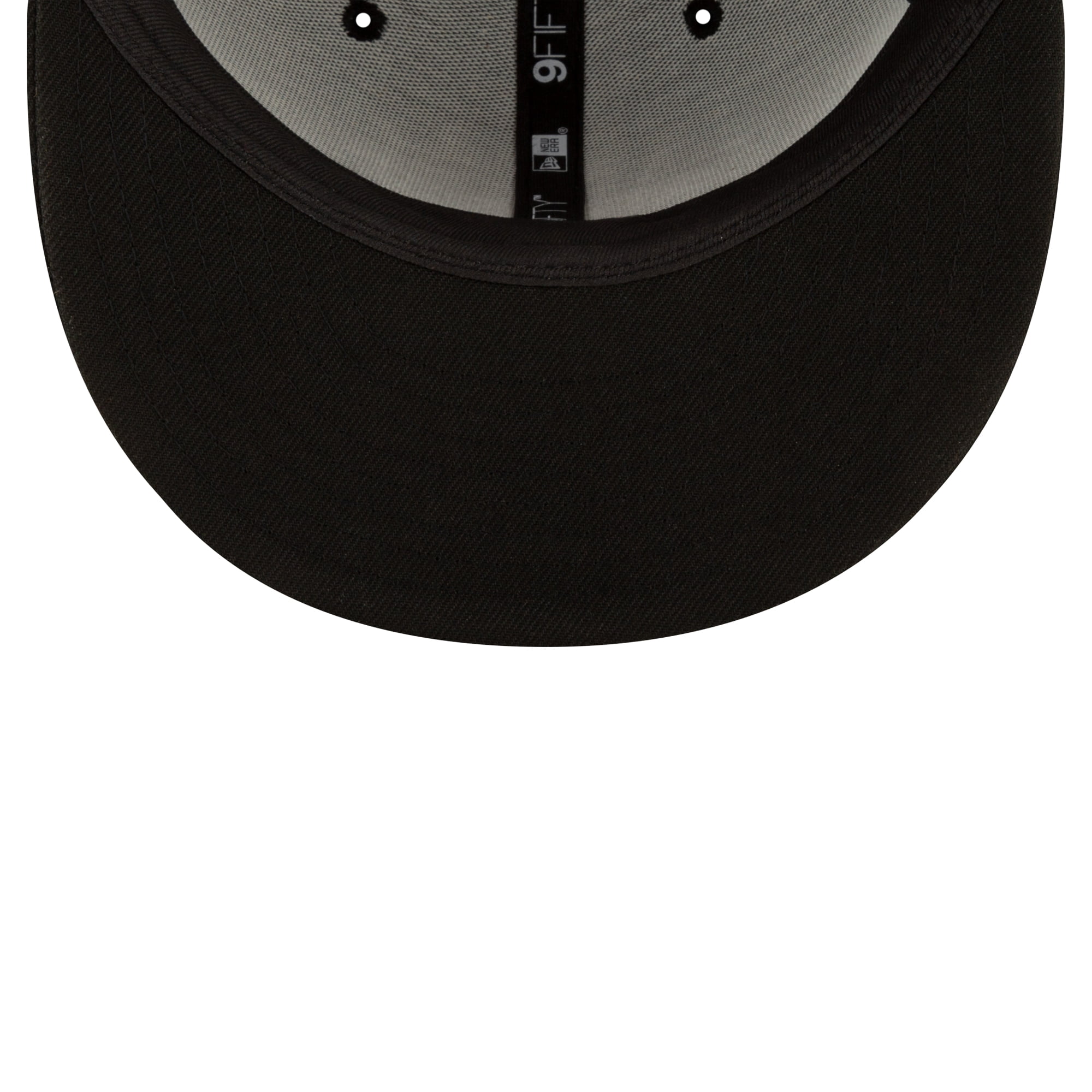 Men's New Era Phoenix Suns Black & White 9FIFTY Snapback Hat