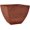 Terra Cotta, variant on 16x13 inch Plastic/Stone/Wood Composite Square Planter – No Drainage Hole (Drillable), Modern Indoor/Outer Pot for Flowers, Foliage, Succulents, Fairy Gardens, Chocolate