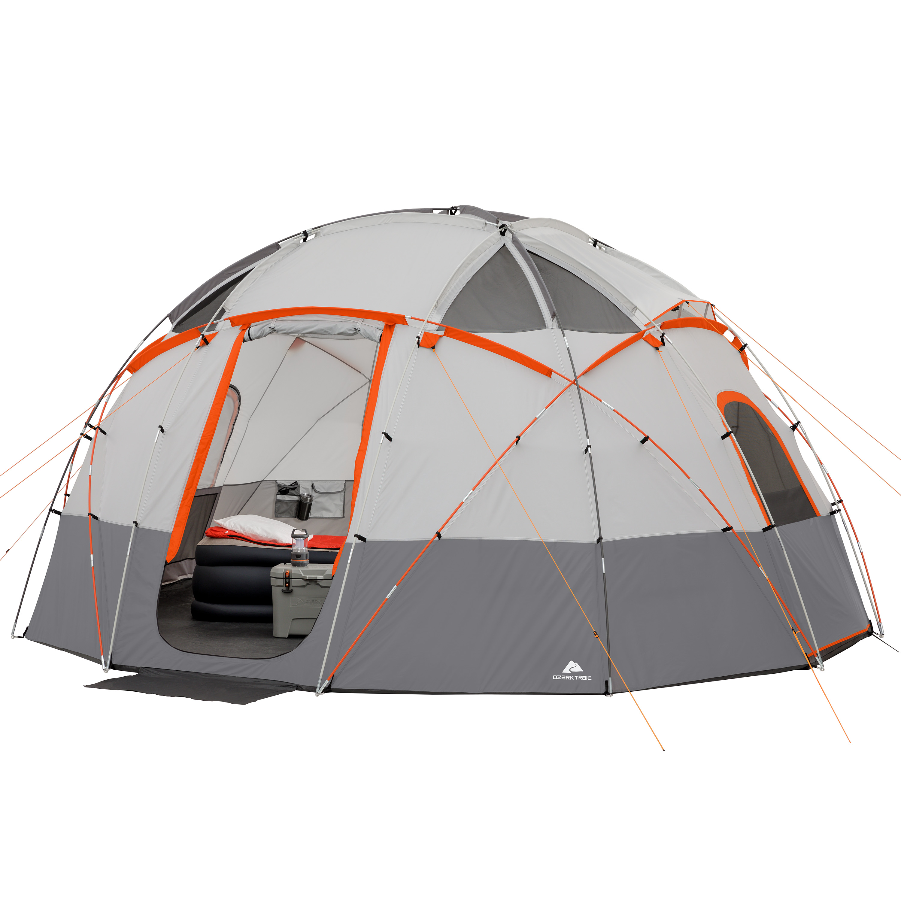 Ozark Trail 12-Person Base Camp Tent with Light