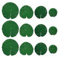 thumbnail image 1 of WASHWEPE 26Ud Decoraciones Artificiales De Hojas De Loto Para Estanques Y Acuarios En Color Verde, 1 of 7