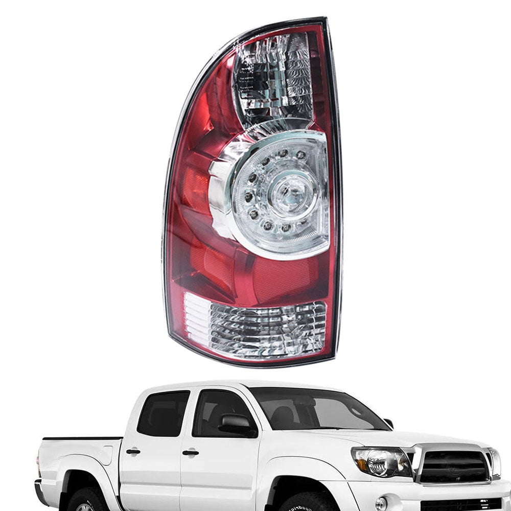 Rear Tail Light Lamp Housing Assembly Fit for 2005-2015 Toyota Tacoma, Rear Left (Driver Side)