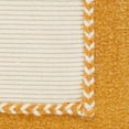 thumbnail image 6 of Laddha Home Designs Hand Stitched Geometric Cotton Lumbar Pillow Cover - 36" - Yellow and White, 6 of 8