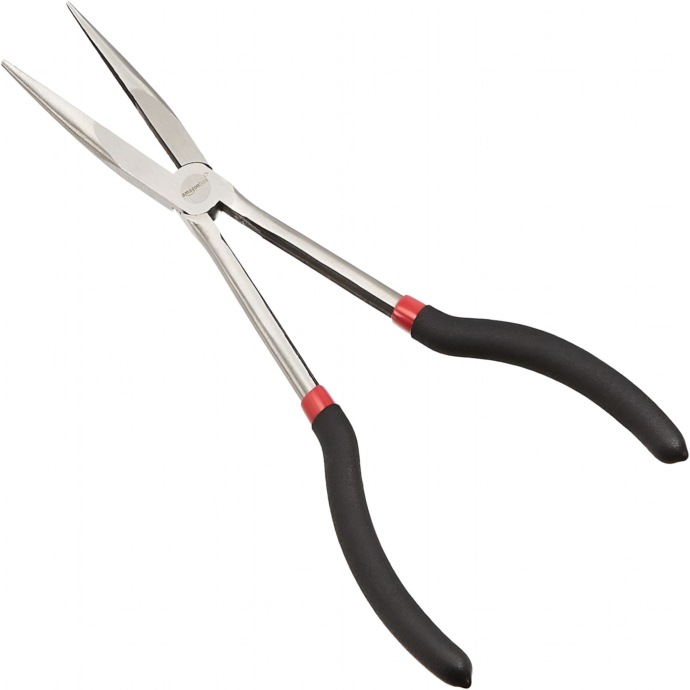 EXLEAF Extra Long Reach Needle Nose Pliers Tool Set for Narrow Spaces, Versatile, 3-Piece, Black