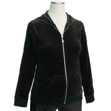 Maternity Velour Zip Hoodie