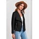 thumbnail image 3 of Abrigo PRETTYGARDEN de Ante Sintético Abierto Corto Negro Talle XL, 3 of 9
