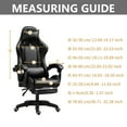 thumbnail image 2 of Nvzi-c Elastic Chair Cover Gaming Chair Thickened Protection Wear-Resistant Zipper Closure Solid Color Armchair Slipcovers Computer Office Seat Chair Cover Light Grey, 2 of 4