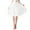 White, variant on EDFBUYKRS Female Skirts Plus Size Skirts for Women 3X-4X Boho with Pockets Womens Large Skirt Tutu Underskirt Short Gown Ballet Dance Dress Evening Dress Occasion