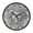 Baroque Elements, variant on Indoor 12' Voice-Activated Luminous Decoration Wall Clock With LED Night Light Grid Pattern