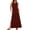 Red, variant on Summer Maxi Sundresses Womens Sleeveless Casual Split Loose Trendy Tank Shirt Long Dress Beach Vacation Clothes, Red M