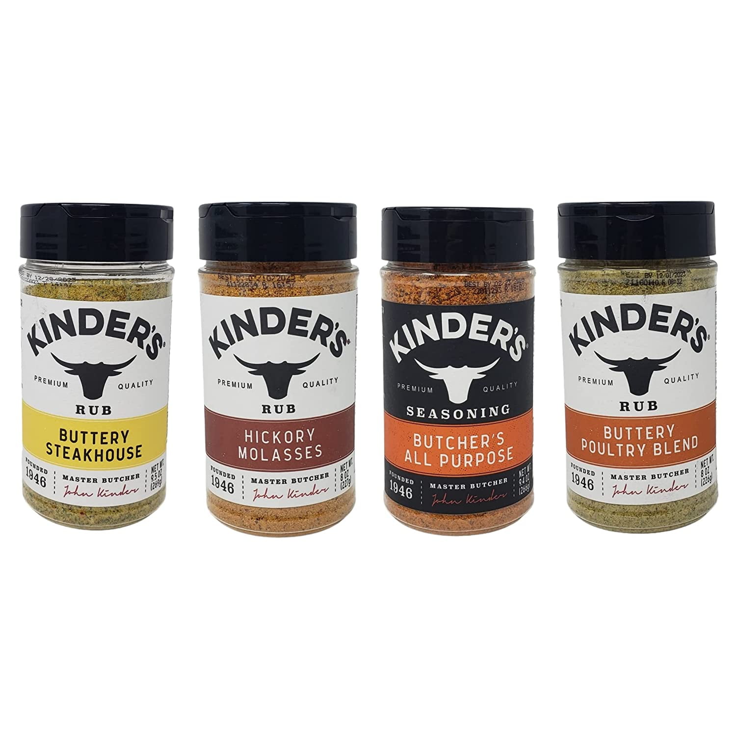 Kinders Premium Seasoning Variety Pack Hickory Molasses (8 oz