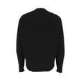 thumbnail image 7 of Ashirexll Winter Sweaters for Women, Pullover Sweaters for Women, Womens Minimalist Solid Color Round Neck Long Sleeve Pullover Knit Sweater, 7 of 7