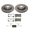 thumbnail image 3 of PowerStop Front Z26 Street Warrior Carbon-Fiber Ceramic Brake Pad and Drilled and Slotted Rotor Kit Fits: TESLA Select Models K8844-26, 3 of 9