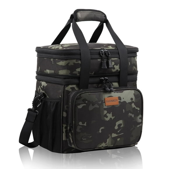 Lonchera GLENKEY Expandible XL Grande 22L Aislada Negro-Camo