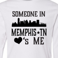 thumbnail image 4 of Inktastic Memphis Tennessee Someone Loves Me Skyline Long Sleeve Youth T-Shirt, 4 of 5