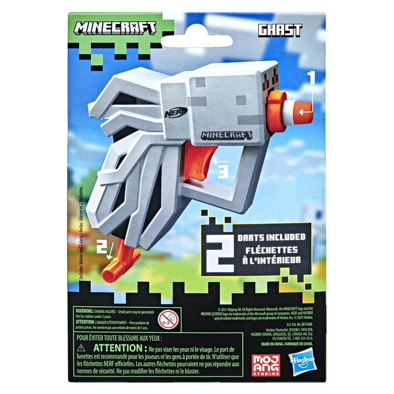Nerf MicroShots Minecraft Mini Blaster, Includes 2 Nerf Darts Walmart.com