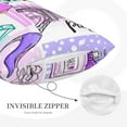 thumbnail image 5 of Binfone Eiffel Tower And Hearts Standard Size Pillowcase, Long Staple Pure Cotton Envelope Closure Pillow Cover,16"X24", 5 of 9