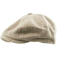 thumbnail image 2 of Herringbone Applejack Wool Blend Newsboy Gatsby Ivy Hat Golf Driver Ascot, 2 of 6