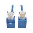 thumbnail image 3 of Tripp Lite 2ft RJ-45 M/M Cat6 Snagless Molded Slim Right Angle UTP Patch Cable, 3 of 5