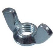 UPC 646635433600 product image for 10-24 Forged Zinc Plated Steel Wing Nut Only One | upcitemdb.com