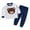 A-4-715-Navy, variant on Caqnni Casual Girls Sweatshirt Pants Clothes Set O-Neck Long Sleeves Pullover Tops Jogger Sweatpants Pajamas & Dailywear Winter Outfit for Girls 6 9 12 18 24 Months,12-18 Months,Yellow