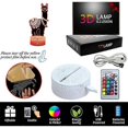 thumbnail image 5 of Llama Night Light, 3D Alpaca Illusion Lamp for Kids, 5 of 5