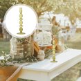 thumbnail image 6 of 1pc Romantic Candle Holder Retro Glass Candlesticks Home Candle Holder Dinner Candlestick For Desktop Home Decor Dark Green, 6 of 6