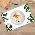 thumbnail image 5 of Lilixerw Christmas Placemats,Christmas Decor for Table Seasonal Winter Holiday Decor for Indoor Outdoor Dining Table Decorations,2024 New Christmas Decoration, 5 of 6