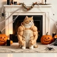 thumbnail image 3 of Funny Cat Muscle Arms ,3D Printed Pet Cosplay Prop,Adjustable Neck Hanging Pet Shoulder Outfit,Novelty Kitten Photo Accessory,Halloween Small Pet Party Decor, 3 of 3