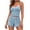 Light Blue, variant on Loungewear for Women,Camisole Pajamas Set for Women Lace Trim Crop Top with Ruffle Shorts Sleepwear 2 Pieces Pjs Lounge Sets
